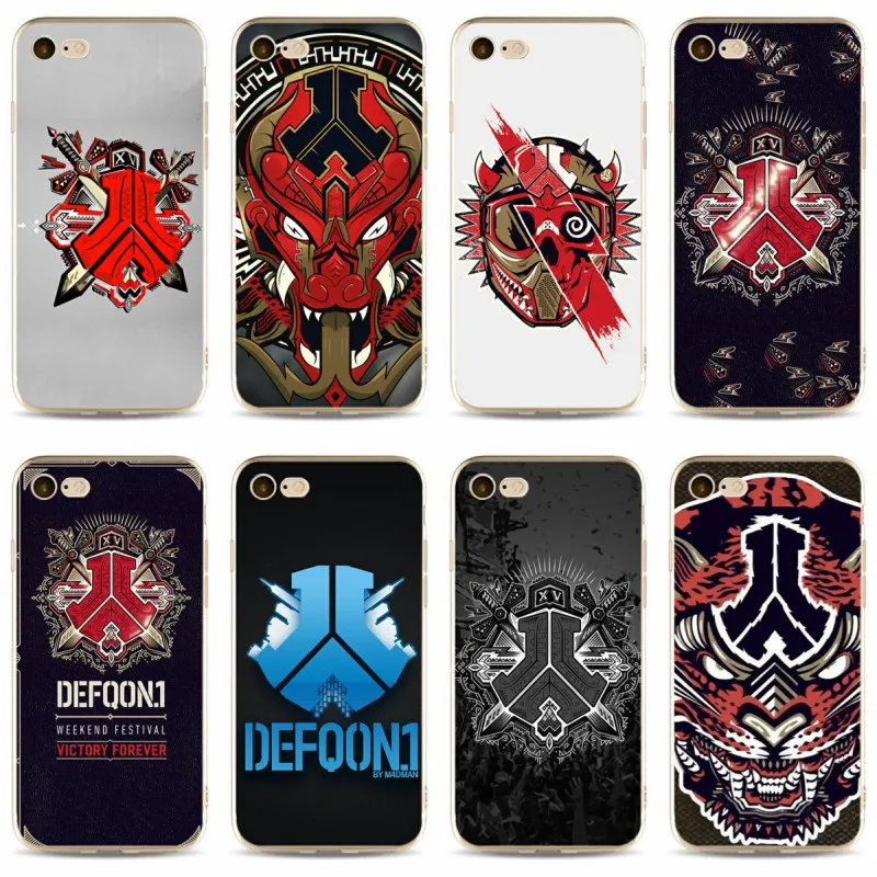 Defqon 1 чехол высокого качества мягкий силиконовый 2018 ТПУ для телефона iPhone 5 5C 5S SE X 6