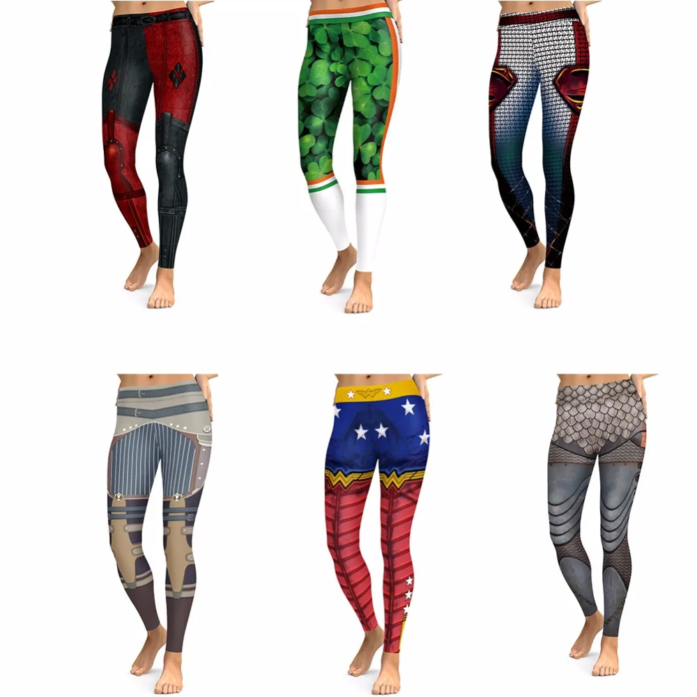 SERANDMIDO Marvelous Woman Leggings Slim Sexy Workout Girls Pants Casual High Waist Elastic Fitness Womens Leggins TTTY-005 | Женская
