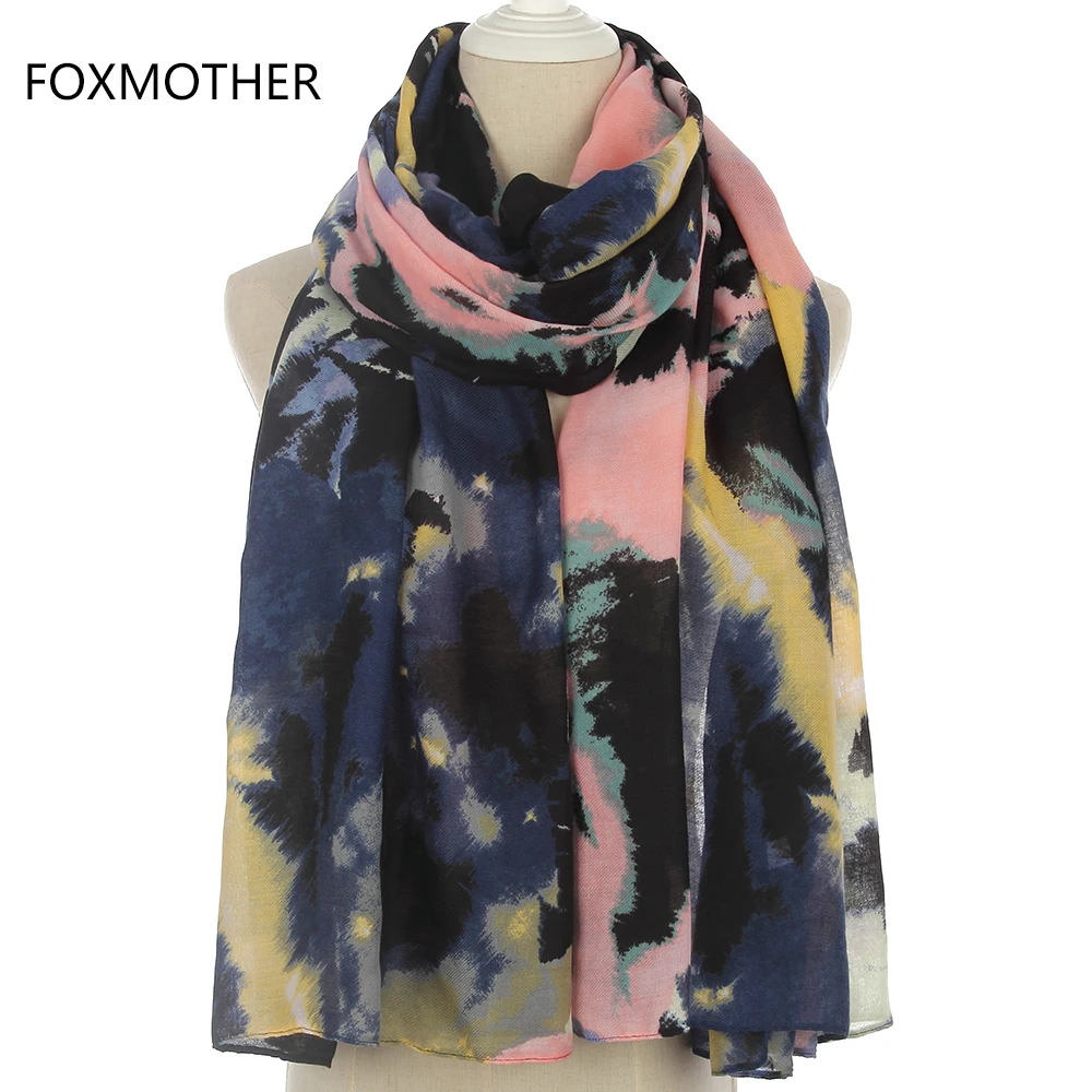 FOXMOTHER 2019 новый женский зимний розовый мятный зеленый оранжевый галстук краска