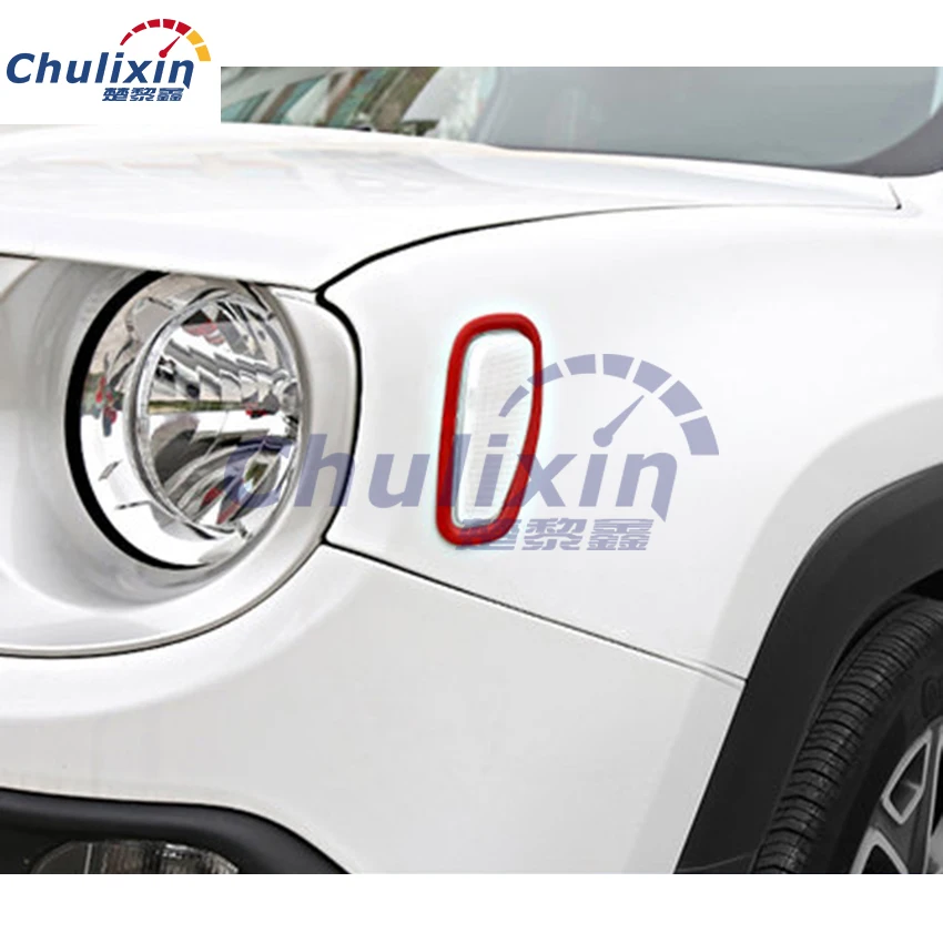 Для 2015 2016 JEEP Renegade 2 шт./лот автомобильные хромированные аксессуары из АБС пластика