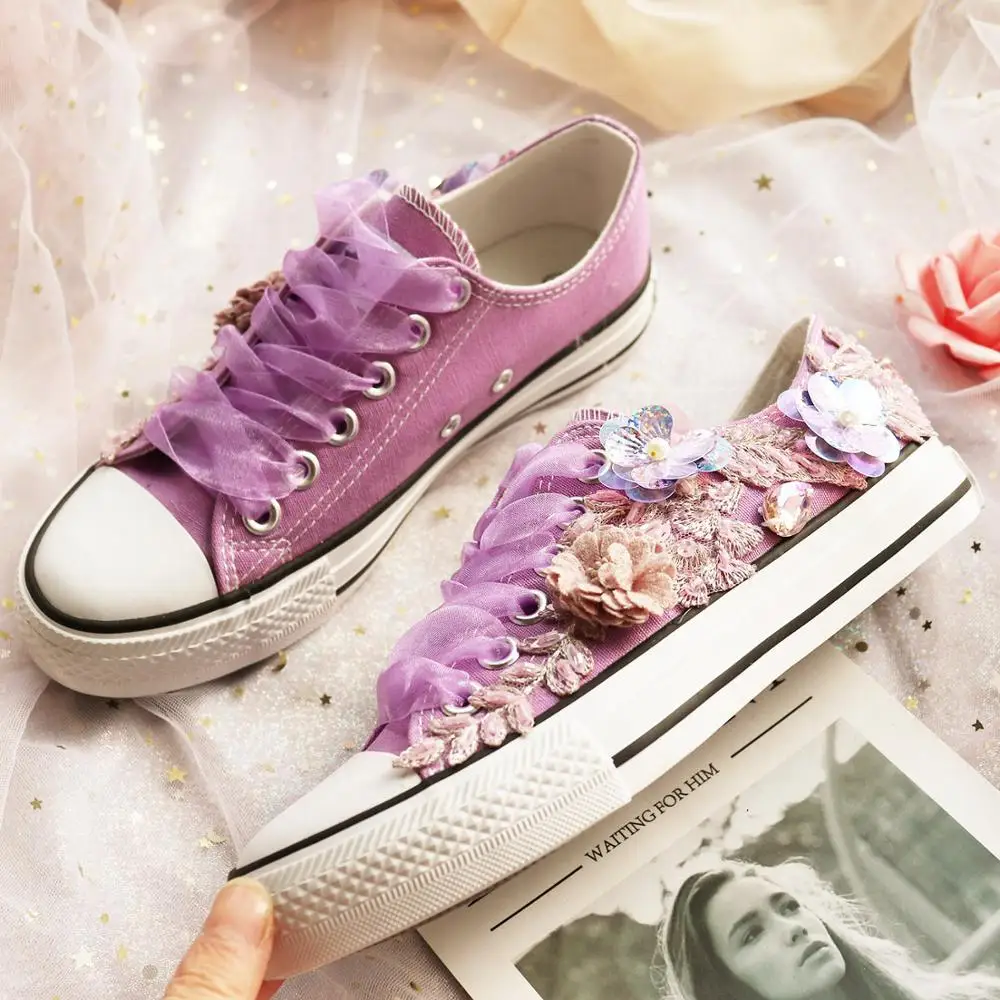 Корейская версия новой обуви ручной работы на плоской подошве модные