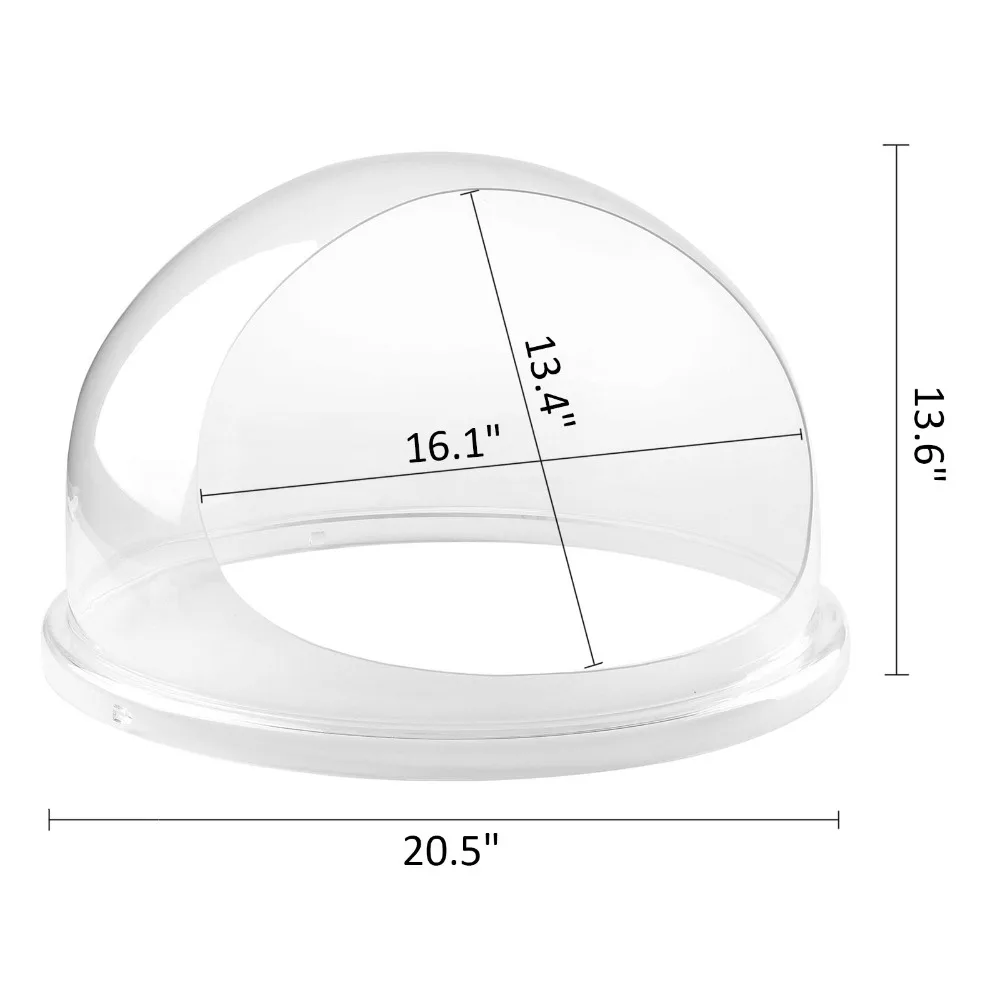 

Cotton Candy Machine / Floss Maker Clear 20.5" Bubble Cover Shield