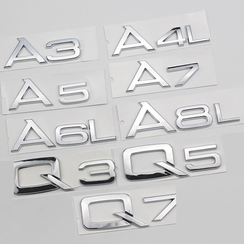 A3 A4L A5 A6L A7 A8 Q3 Q5 Q7 1,8 т 2,0 т 2,4 3,0 Т 3,2 3,6 4,2 для audi все стволом выполнении Ёмкость автомобиля эмблемы Стайлинг Стикеры