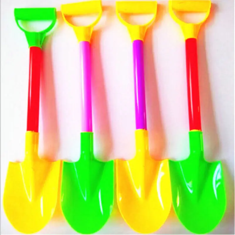 Забавная игрушечная лопата для снега детская пластиковая пляжная игрушка модель