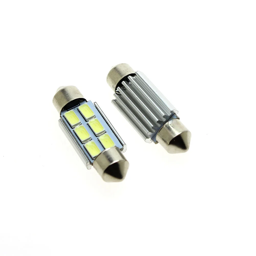 2 шт. светодиодные лампы 31 мм 36 39 41 12 В постоянного тока 3157 3022 6 SMD 5730|bulb rgb|bulb wholesalelight
