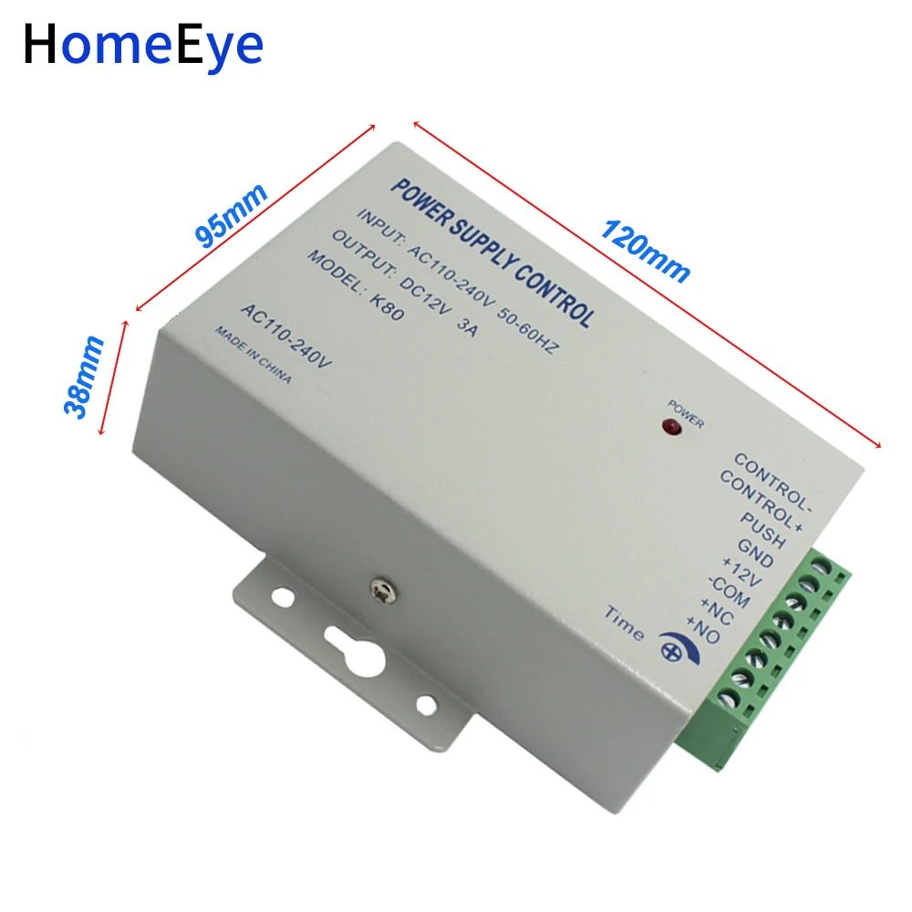 Переключатель источника питания HomeEye переменный ток 100-260 В постоянный 12 3 А для