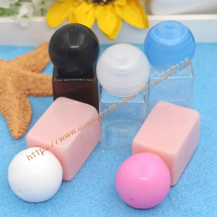 10 мл Красивая цветная квадратная мини-бутылка для домашних животных с