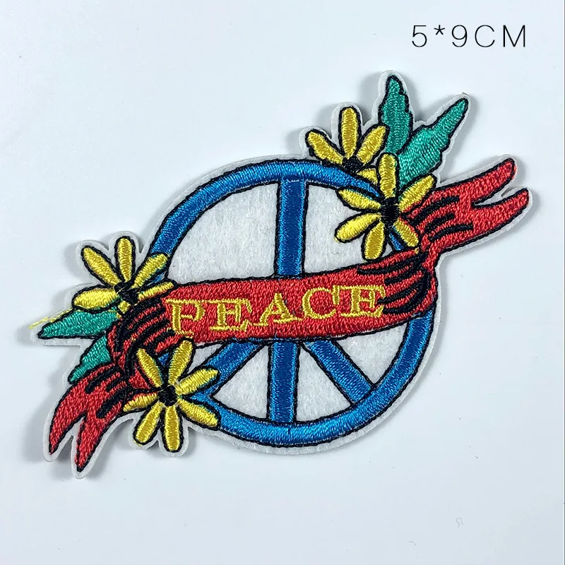 PGY Peace/нашивки с вышитыми буквами, круглые цветные аппликации для геев, для одежды, железные значки с надписью Love Car, 3D, сделай сам, пальто, Декор