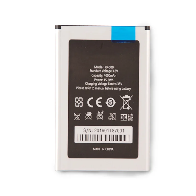 Alesser For Oukitel K4000 lite Battery 4000mAh 100% New Replacement accessory accumulators Cell Phone | Мобильные телефоны и