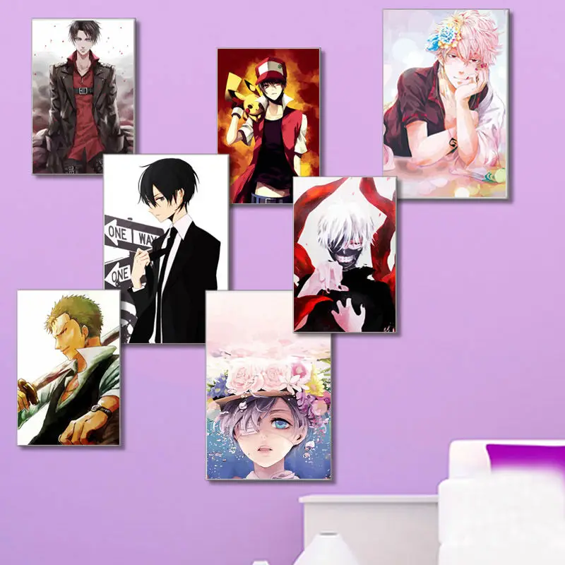 Раскрашивание по номерам Коллекция аниме модульная живопись цифровая краска diy
