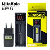 new liitokala lii s1 battery charger auto polarity detection for 18650 26650 21700 18350 18340 aa aaa li ion ni mh batteries
