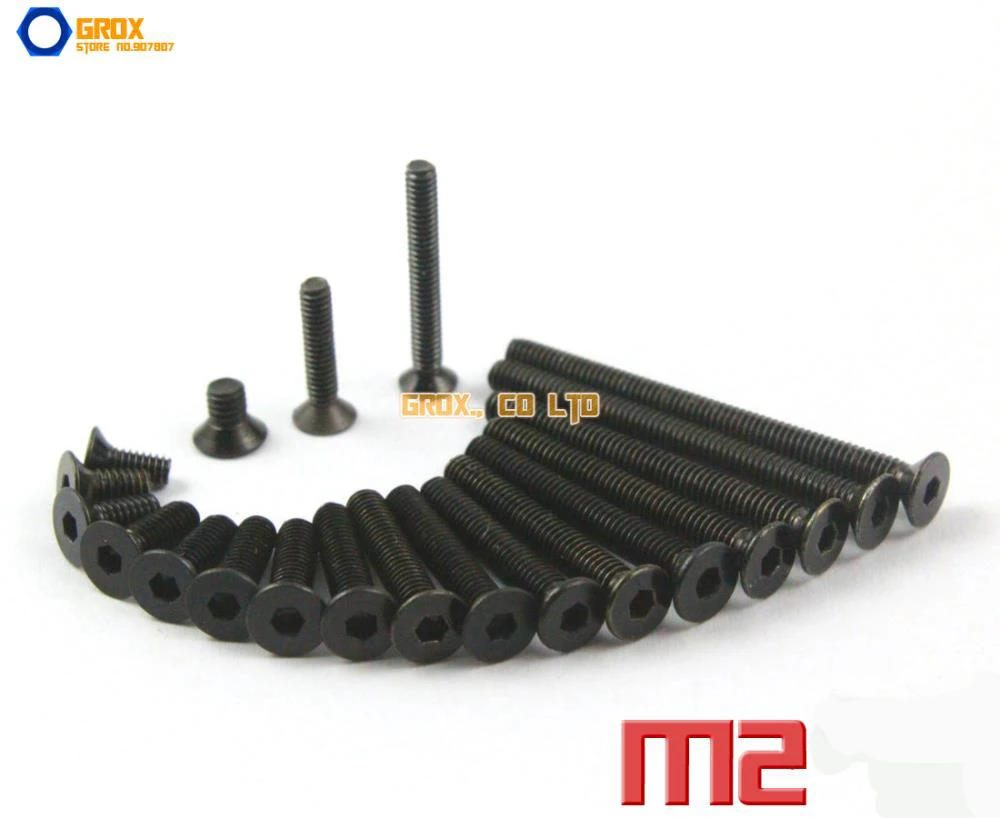 

M2 Countersunk Socket Allen Bolt Screw 10.9 Grade Alloy Steel