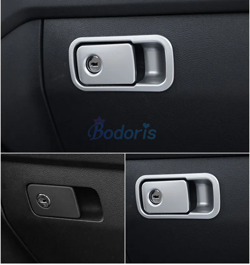 Для Volkswagen VW Tiguan L 2017 2018 углеродное волокно цветная копилотная перчатка коробка