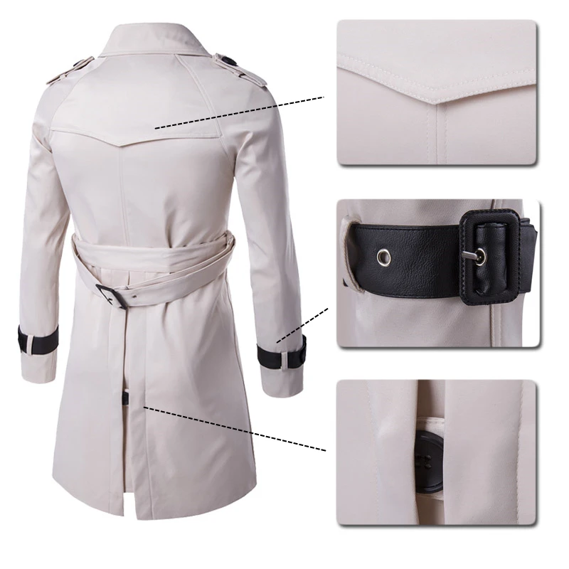 AOWOFS модные тренчи для женщин мужчин Slim Fit длинный Тренч пальто будущих мам