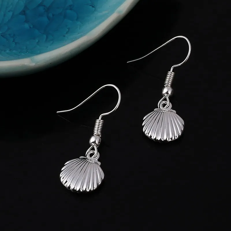 Комплект ювелирных изделий ZOSHI с серебряным покрытием подвеска-ракушка ожерелье