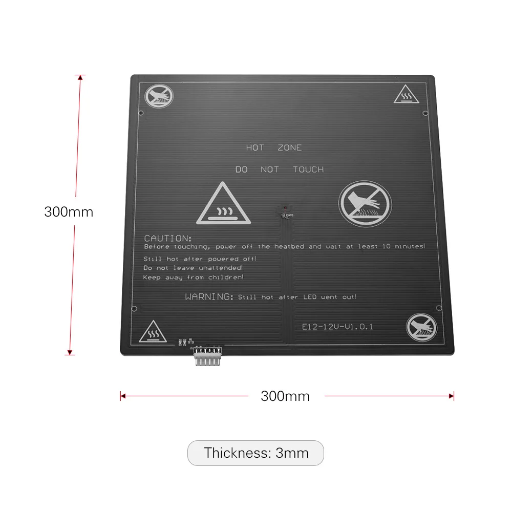 3D принтер Anet 1 шт. 12 В нагревательная платформа для горячей кровати термостат из