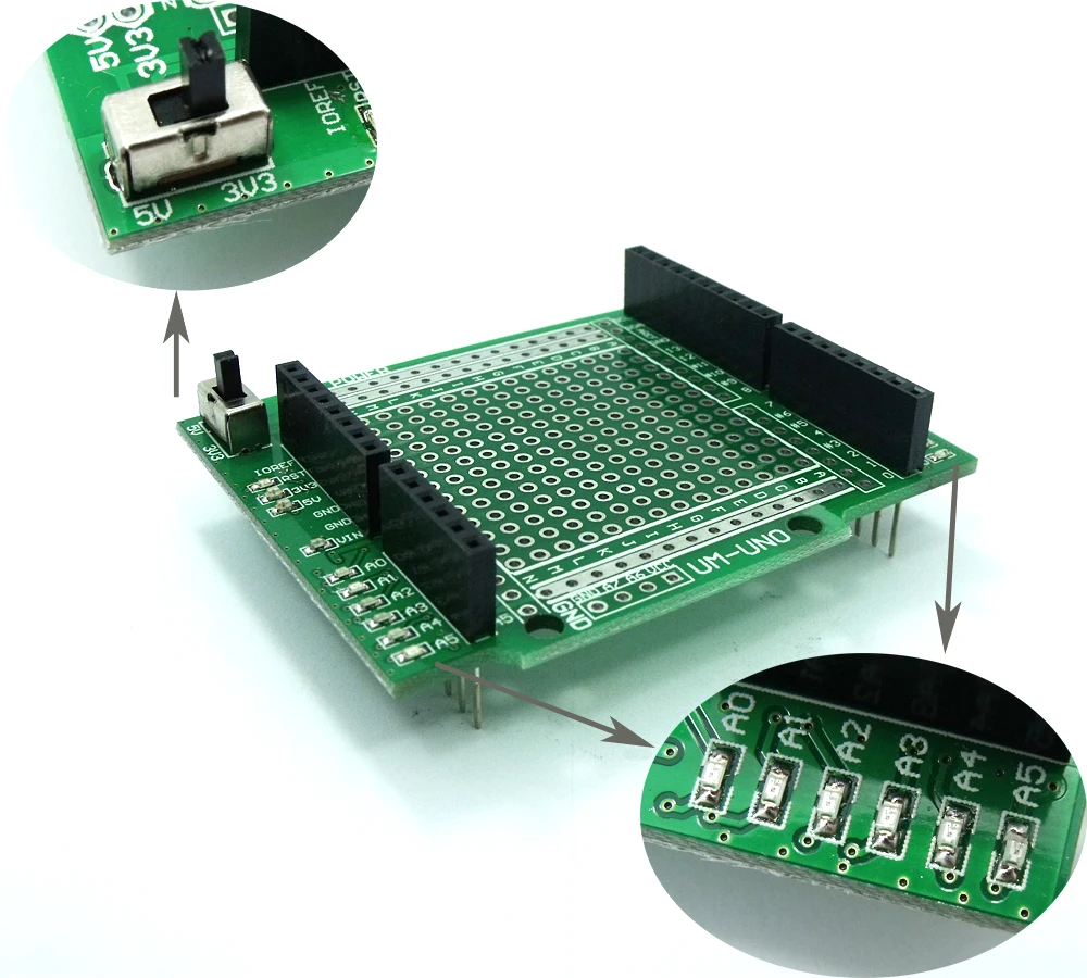 UM-UNO дизайн светодиодный индикатор состояния ввода-вывода экран с Ardu UNO R3 наборы |