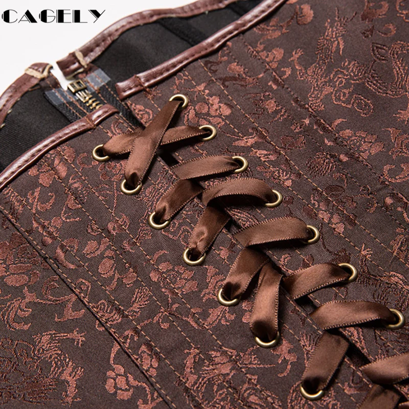 Готический корсет топ ретро косплей вечернее платье сексуальный костюм