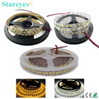 1 шт. 5 м SMD 2835 120 светодиодный Довм 12 В постоянного тока Светодиодная лента IP20 светодиодный водонепроницаемая гибкая лента светодиодсветильник ПА освещение