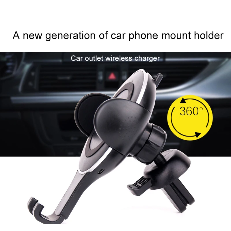 

M.uruoi 10W QI Wireless Car Charger Quick Charge Charging Stand For iPhone X 8 Plus Samsung Galaxy S8 S7 Note 8 Car Stand Holder
