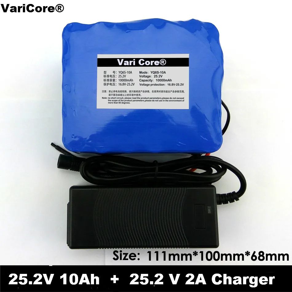 

24V 10 Ah 6S5P 18650 Battery lithium battery 24 v Electric Bicycle moped /Electric/Li ion battery pack + 25.2V 2A Charger