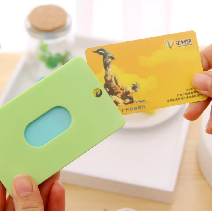 Милый чехол для карт ключей держатели банковских и кредитных автобусов бейдж