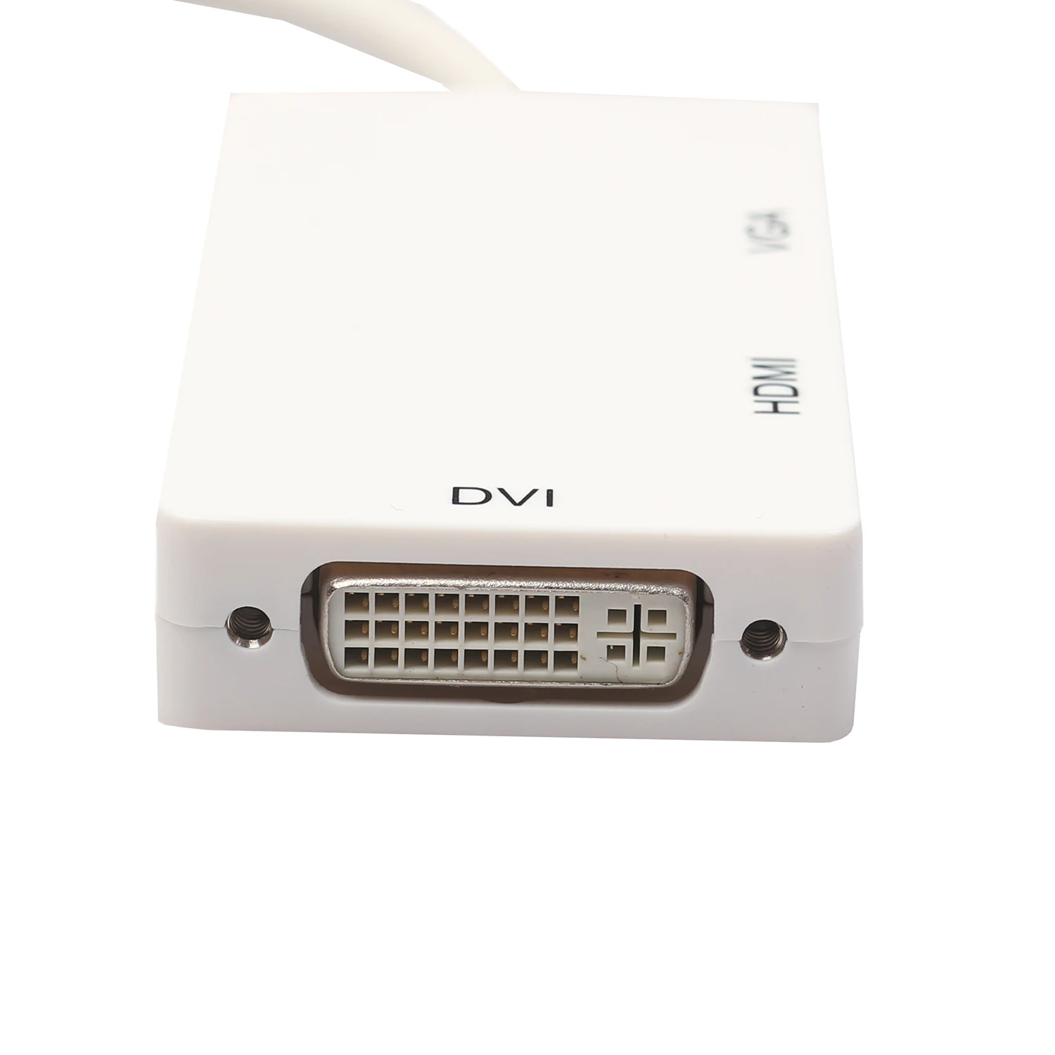Mini Display Port MINI DP Male To HDMI DVI VGA Женский адаптер конвертер кабель 3 в 1 Thunderbolt для Apple MacBook