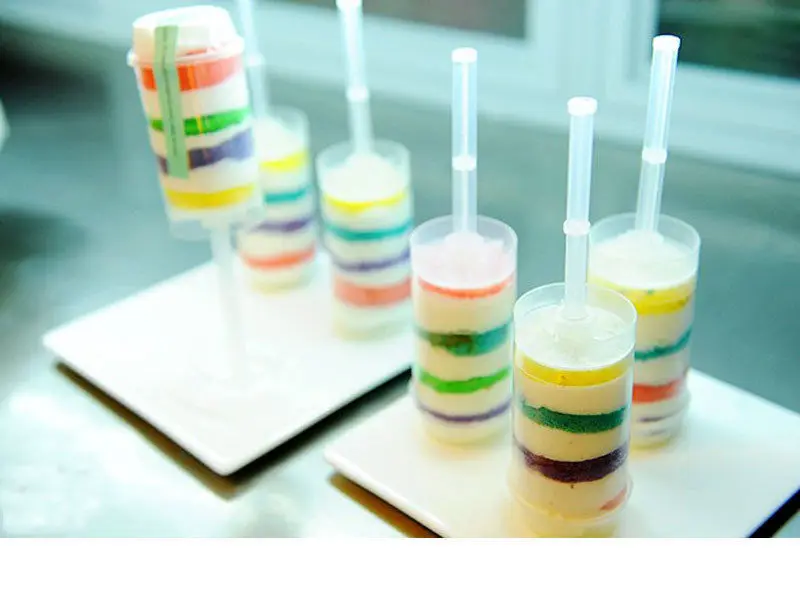New 30pcs Plastic Push Pop Containers Lids Cake Shooters Up Free Ship | Дом и сад