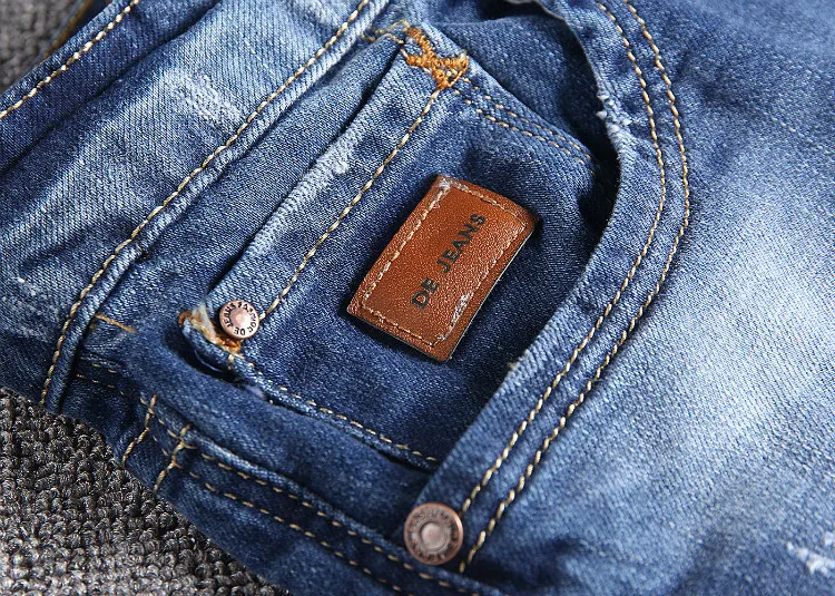 2016 Прибытие Новый Дизайнерские Джинсы Мужчины Характер Повседневная мужская