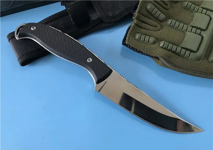 Mengoing дикий EDC нож 9Cr18 сталь зеркало свет Лезвие Открытый Кемпинг фиксированное
