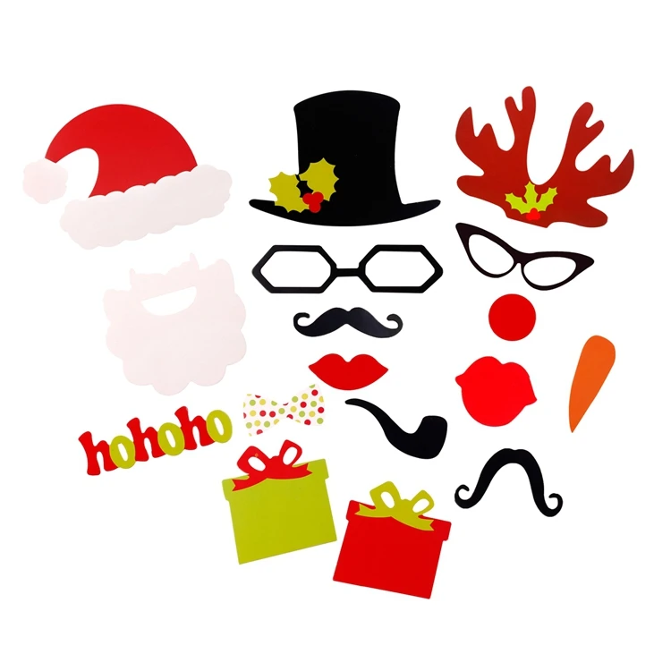 QIFU Merry Christmas Navidad Photo Booth Реквизит для рождественского декора Рождественский Декор Санта Клаус подарки фотобудка счастливый год