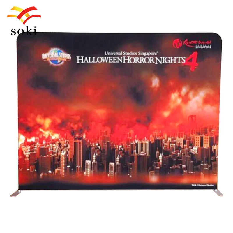 10 футов рекламная выставка портативная Натяжная ткань выставочный дисплей