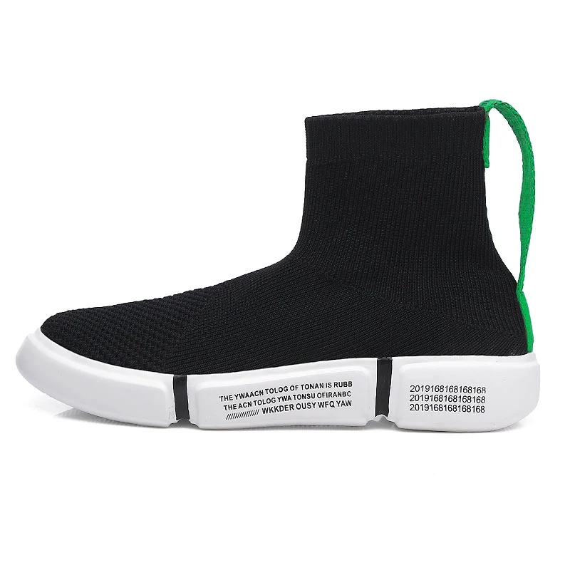 Новинка модные кроссовки носки для мужчин и женщин высокие бега дышащая сетчатая