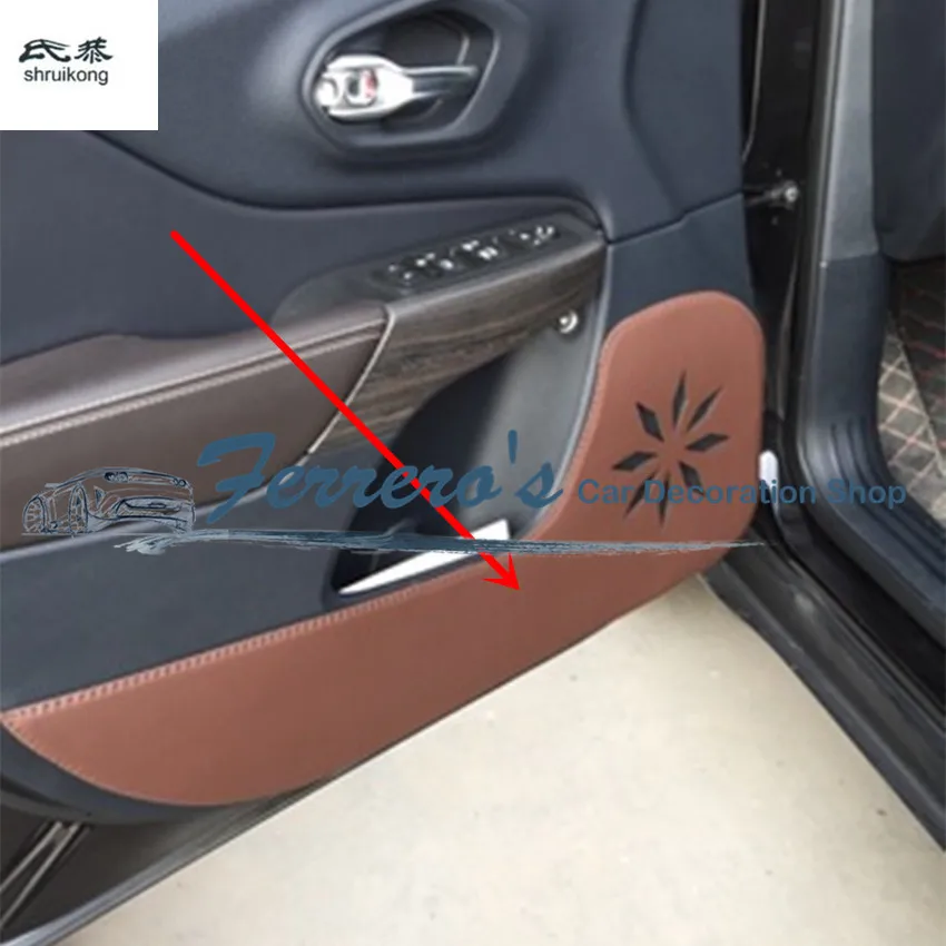 Бесплатная доставка 4 шт./лот для Jeep Cherokee 2014 2017 автомобильные наклейки из