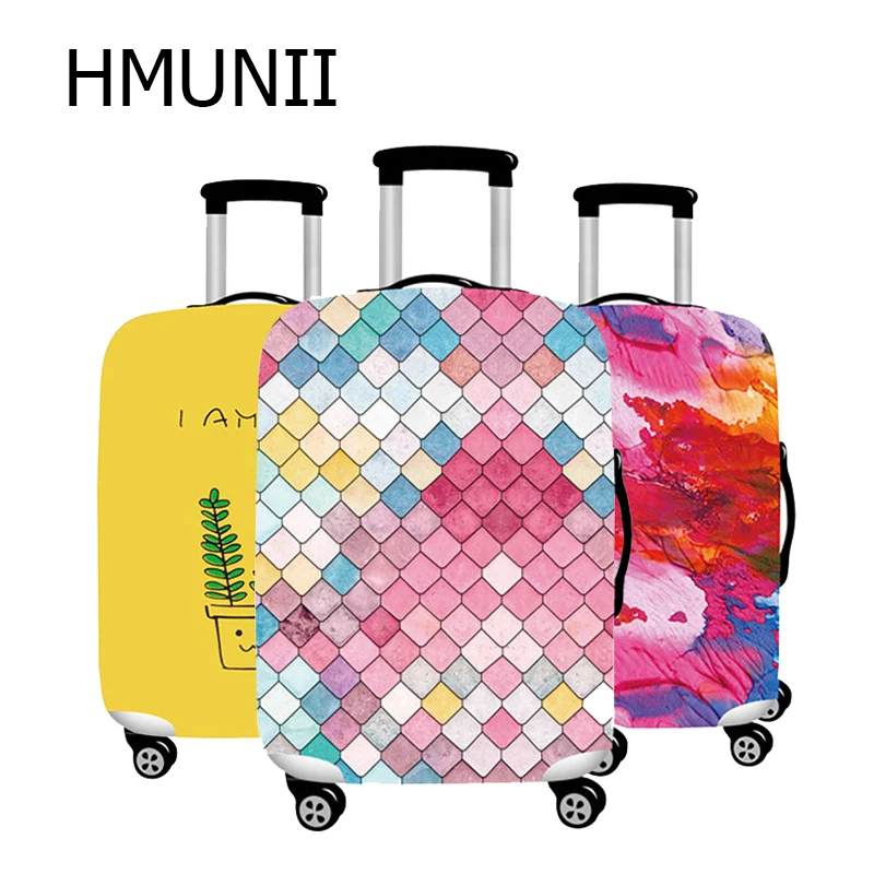 Лидер продаж Модный Эластичный Защитный чехол HMUNII для багажа подходит 18 32 дюймов