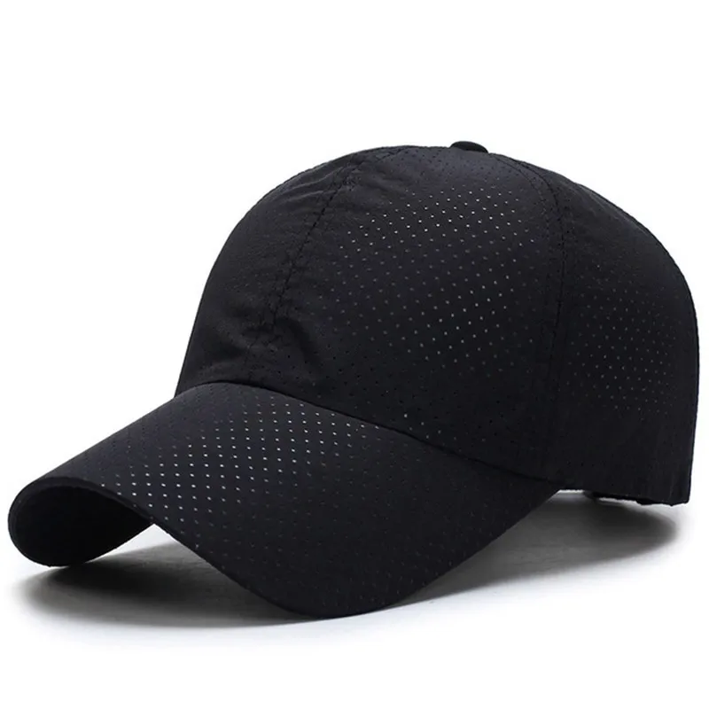 Для мужчин женщин 2018 Лето Snapback быстросохнущая сетки Бейсбол Кепки шляпа солнца