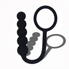 Dingye Новое поступление 100% силиконовые Анальные шарики массажер простаты Анальный массажер Анальная пробка анальные игрушки интимные товары для мужчин