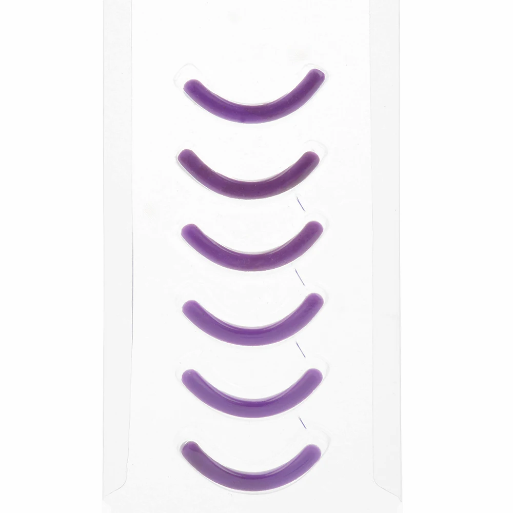 Женские резиновые ресницы круглая защита 6 шт. миниатюрные Сменные подушечки для