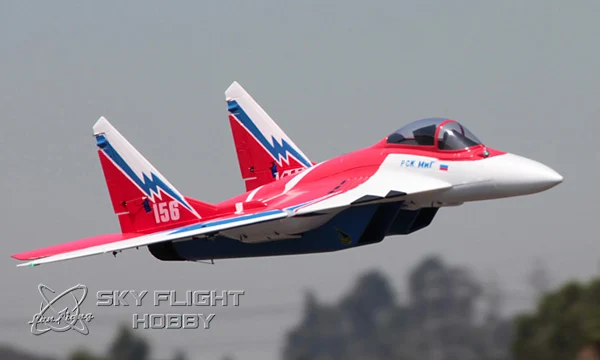 Skyflight LX модель RC Твин 70 мм воздуховод вентилятор самолет jet MIG29 MIG 29 PNP