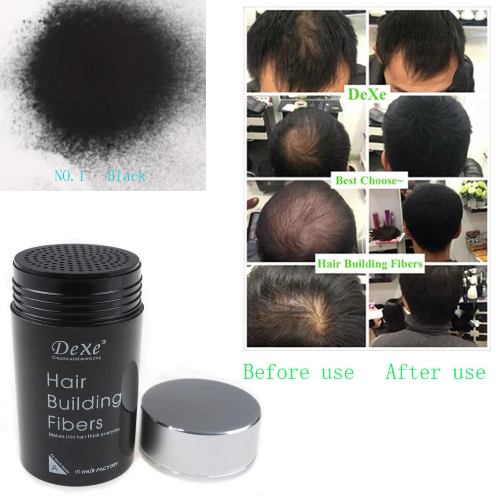 

Dexe HAIR BUILDING FIBERS 22G BLACK COLOR #1