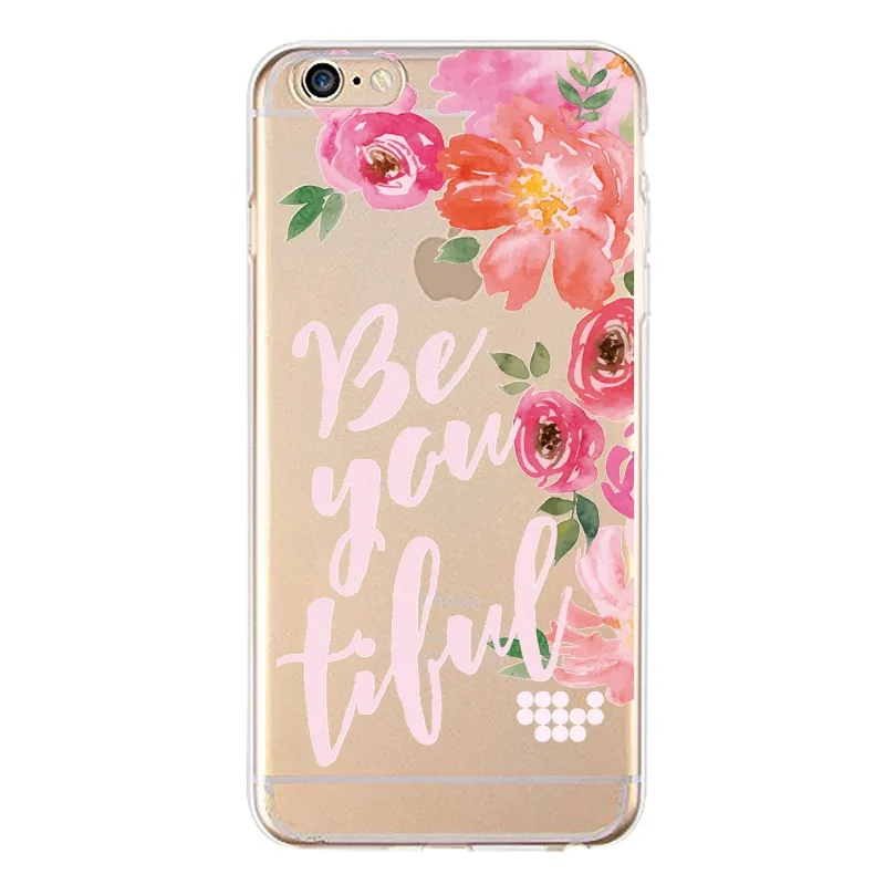 Мягкий прозрачный ТПУ чехол Windbell для iPhone 4/4S 5 5S 6 6plus 7 8plus x Coque Fundas Милая крышка с