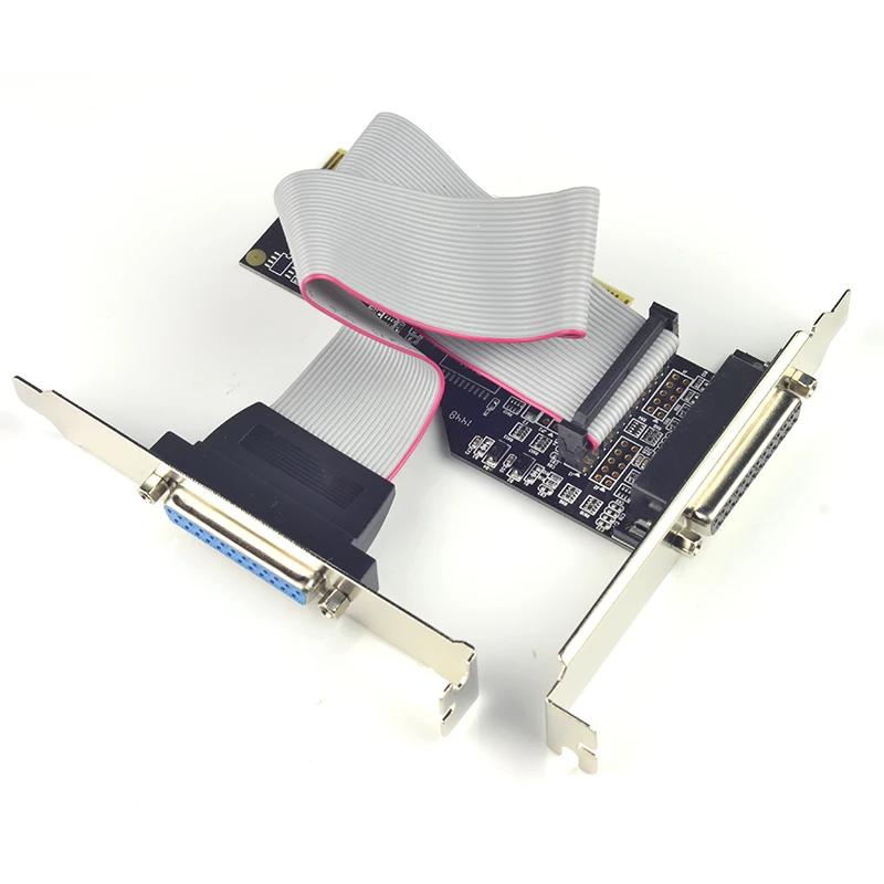 PCI 2 Порты и разъёмы s DB25 принтер параллельный карты адаптер конвертер MosChip MCS9865|to