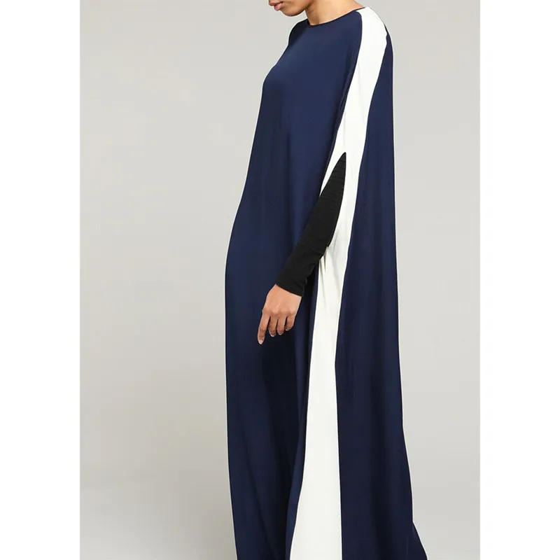 Женское льняное кимоно Abaya ассиметричное мусульманское платье Кафтан с рукавом