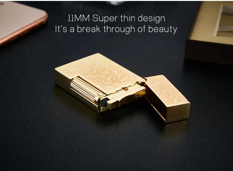 Сигаретная Зажигалка для курения пинг-звук Классическая газовая зажигалка