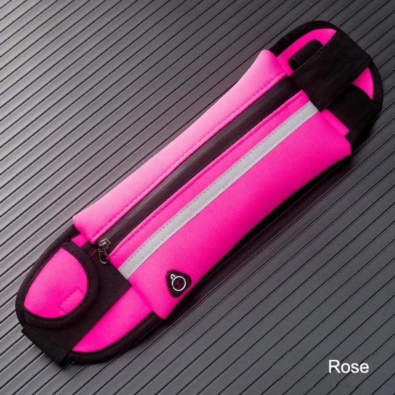 Rose Сумка для бега, женские сумки, дизайнерская поясная сумка, поясная сумка, дамские поясные сумки, женская брендовая нагрудная сумка, спортивная сумка для бега, кошелек - Цвет: Rose