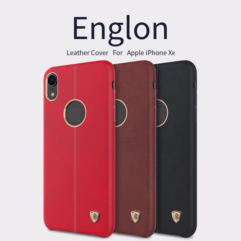 Чехол для Apple iPhone Xs Max Xr NILLKIN Englon Series кожаный чехол Винтажный элегантные чехлы на