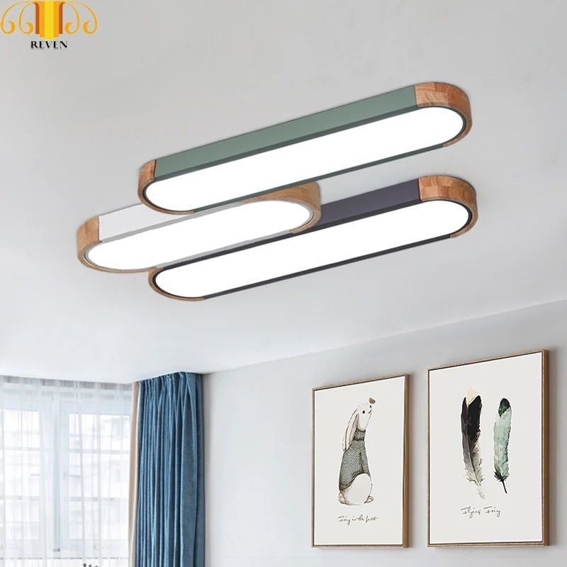 

Ворон Железный Макарон с регулируемой яркостью светодиодный потолочный светильник s гостиной светодиодный потолочный светильник