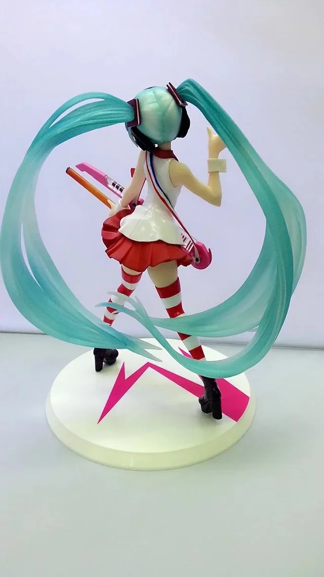 Huong Аниме Фигура 20 см Хацунэ Мику величайших Idol Ver. Chitarra elettrica действия ПВХ цифра Da