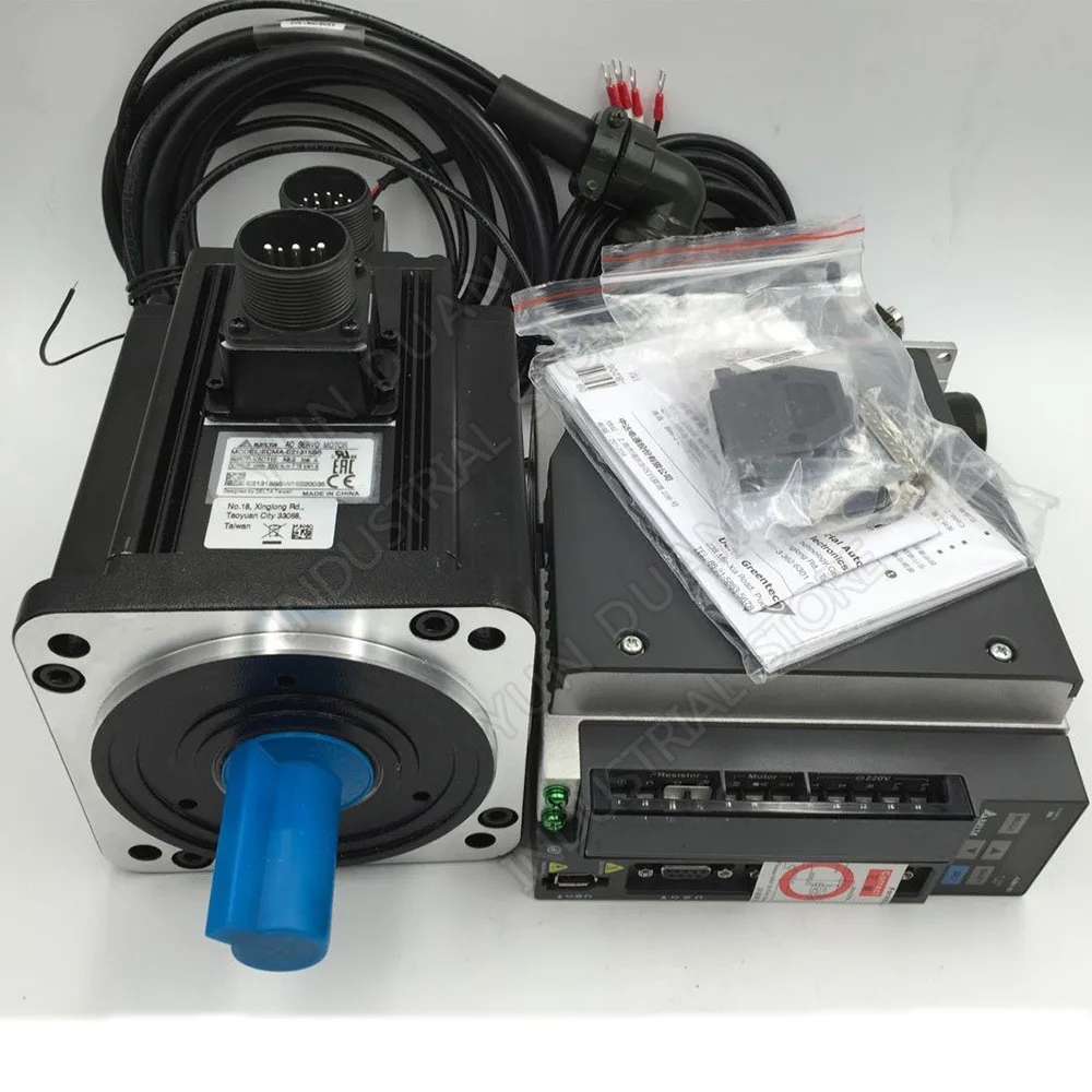 Дельта AC servo Мотор привода набор с тормозом NEMA42 1500W 1.5KW 7.16NM 2000 об/мин 130 мм ASD-B2-1521-B ECMA-E21315SS& 3 м кабель