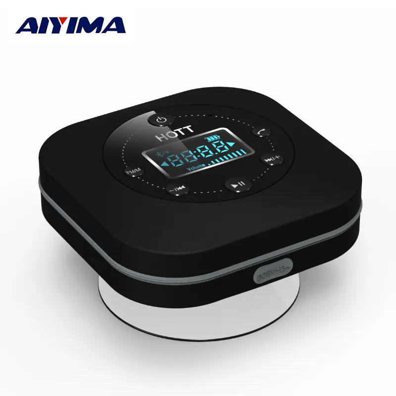 AIYIMA портативный Bluetooth динамик водонепроницаемый Handfree профиль Встроенный fm часы и